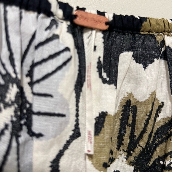 Free People Dixie Maxi Chic Black and Gold Floral Dress - Picture 9 of 13